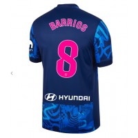 Maglia Calcio Atletico Madrid Pablo Barrios #8 Terza Divisa 2024-25 Manica Corta